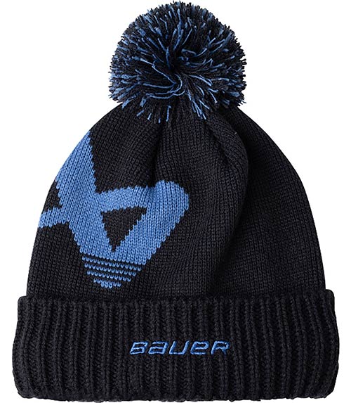 Bauer bollehat Intarsia Navy- Blue Senior