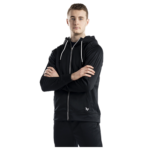 Bauer Fleece Zip huppari Team Senior Musta