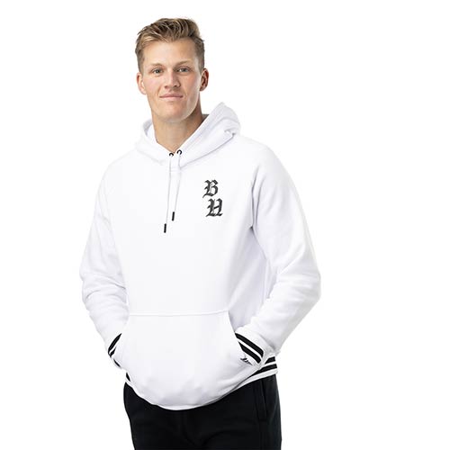 Bauer Hoodie Street Sweat a capuche Senior blanc