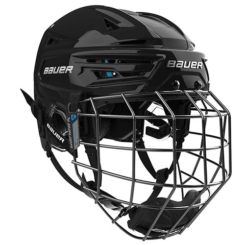 Bauer Re-Akt 155 casco combo con griglia Senior nero