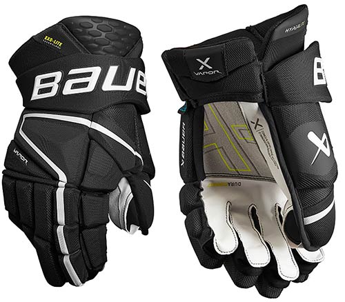 Bauer Vapor Hyperlite gant Senior noir-blanc