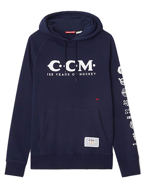 CCM 125 aos de hockey en Sudadera Senior azul marine