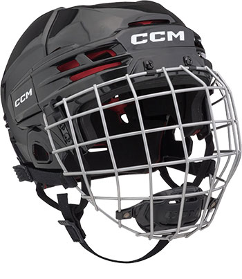 CCM Tacks 70 casco con rejilla Junior negro