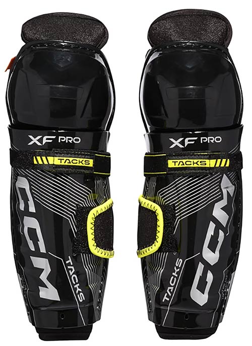 CCM Tacks XF Pro hockey Shinguard youth