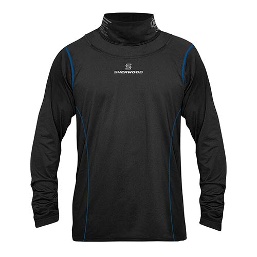 Sherwood integrated Neck Guard longsleeve Shirt Senior