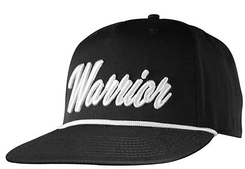 Warrior Script Rope Snapback czapka z daszkiem czarny