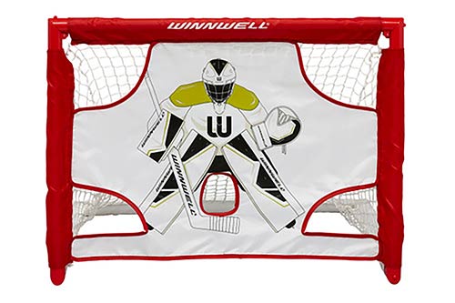 Winnwell icehockey mini goal 28" set incl sticks Shooter Bag