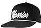 Warrior Script Rope Snapback Cap Schwarz